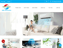Tablet Screenshot of dienlanhgiabao.com